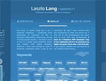 Tablet Screenshot of laszlolang.com